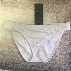 White Swimsuit Bottoms